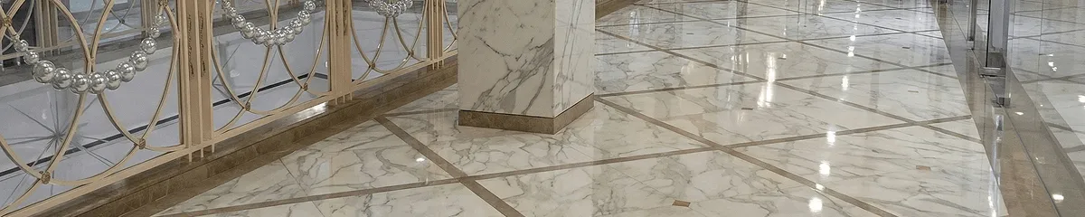 Beautiful marble floor professionally installed in Boulder, CO