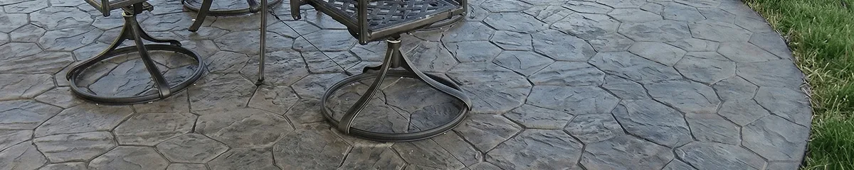 Garden relaxation area with professionally installed stone flooring in Boulder CO